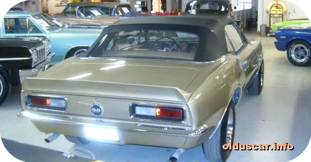 1967 Chevrolet Camaro SS Convertible Coupe back